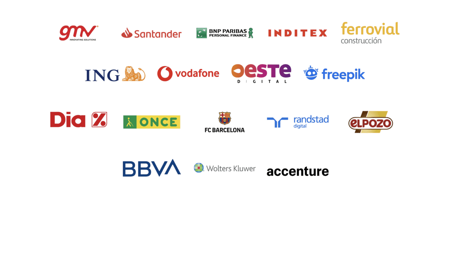 Logos de empresas suscriptoras