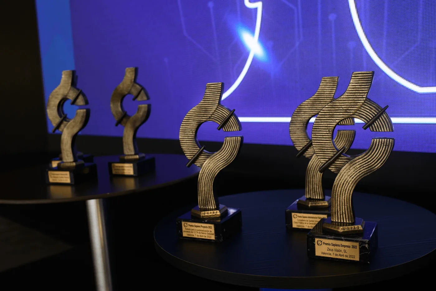 Trofeo del Premio Sapiens